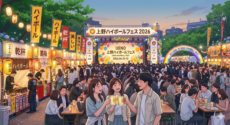 上野恩賜公園で乾杯！下町ハイボールフェスで友だち増やそう🍹