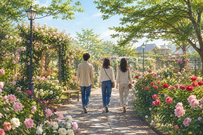 1人参加OK｜靭公園ばらさんぽ🌹（大阪）