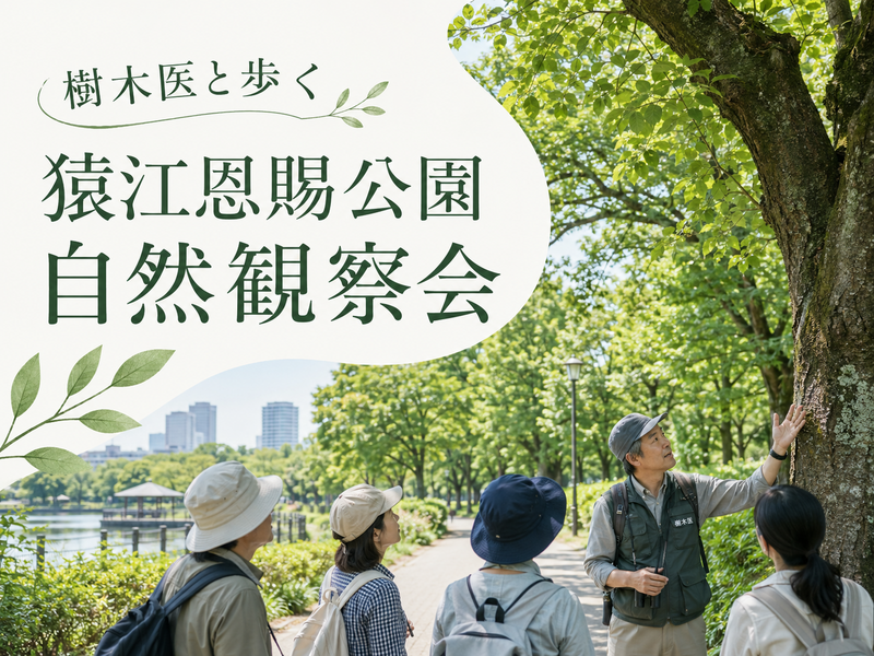 樹木医の解説を聞きながら自然観察してみませんか？