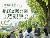 樹木医の解説を聞きながら自然観察してみませんか？