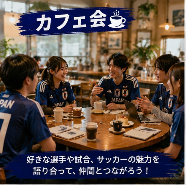 🇯🇵ワールドカップ直前！日本代表応援カフェ会⚽初参加・一人参加歓迎！【千葉駅周辺】
