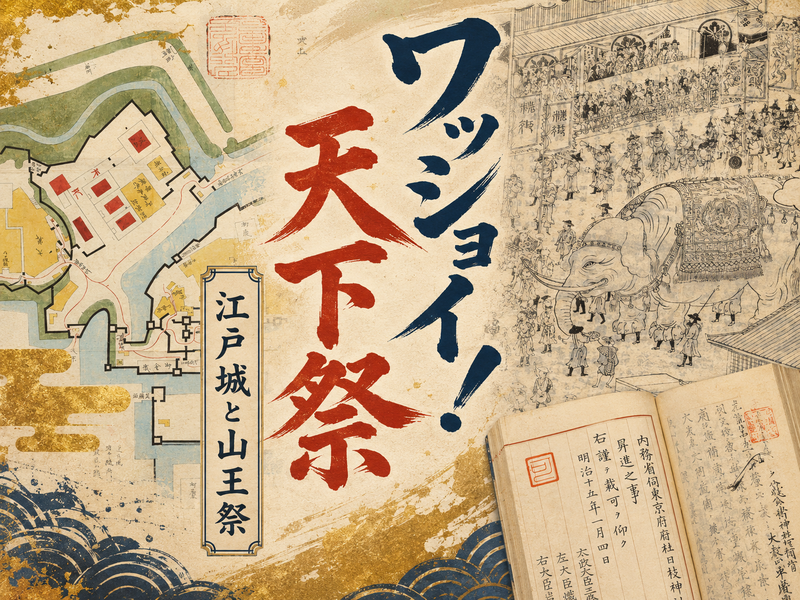 ワッショイ！天下祭 ― 目でみて楽しむ江戸城と山王祭 ―をみてみよう