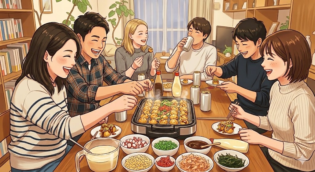 【6/9 20時・浅草橋】みんなで楽しむたこパ&ゲーム🎉20時スタート！おひとり様＆初参加歓迎のイベント✨