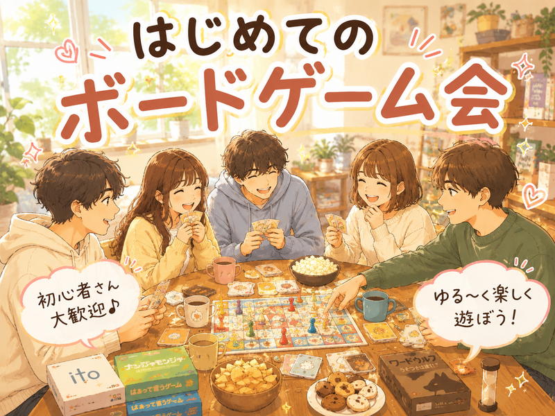 女性主催🌱‬‪【早割り中❣️】はじめてのボードゲーム会🎲🧩