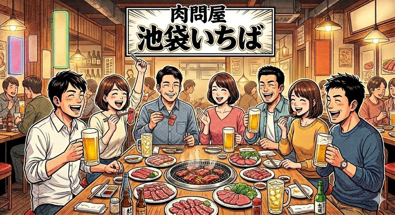 【6/26(金)19時15分開催】池袋駅近で大満足！少人数で焼肉食べ飲み放題🎉30～40代限定！