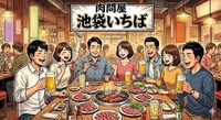 【6/26(金)19時15分開催】池袋駅近で大満足！少人数で焼肉食べ飲み放題🎉30～40代限定！
