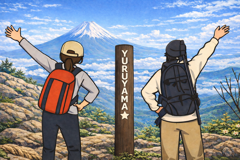 9/13【人気の日本百名山】富士山の絶景スポット！大菩薩峠で稜線歩き！アイコンに使える写真を撮ろう！