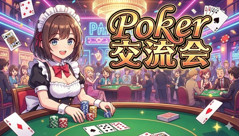 ♠️池袋ポーカー交流会♠️　🔰初心者OK＆満席続出！🌸友達作りも本格ゲーム体験も叶う夜🌸