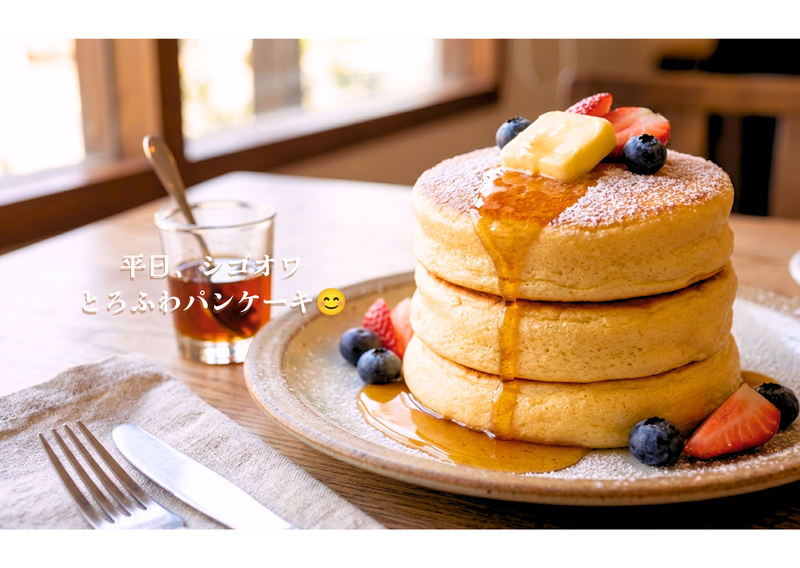 【早割】1人参加OK🌸パンケーキを食べに行こう！（20代30代）
