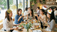 女性主催👩 7/5 (日) 10:00〜 朝活カフェ会@天神☕️🍰