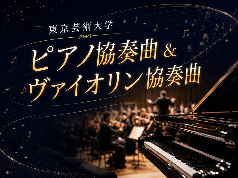 東京芸術大学でヴァイオリンとピアノの協奏曲をきいてみませんか？（入場無料）