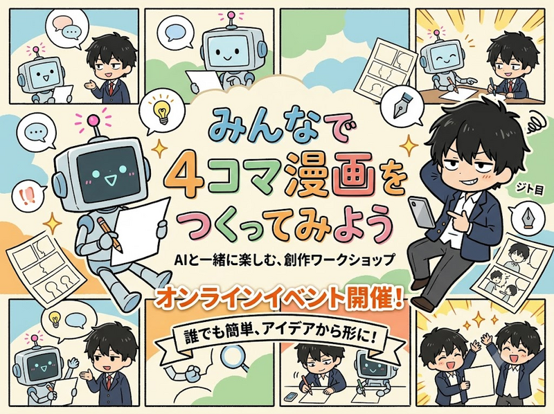 みんなで漫画をつくってみよう！【未経験者歓迎・顔出し不要】