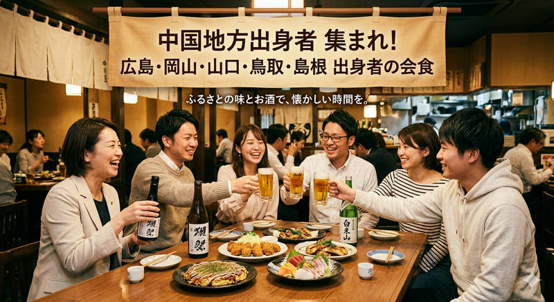 みんなで楽しく美味しく！ぶちええ！中国地方会！