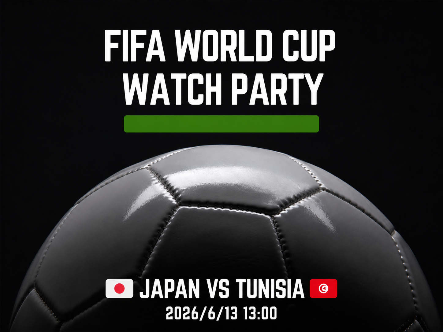 6/13 W杯⚽️🇯🇵一緒に観ませんか？？😆