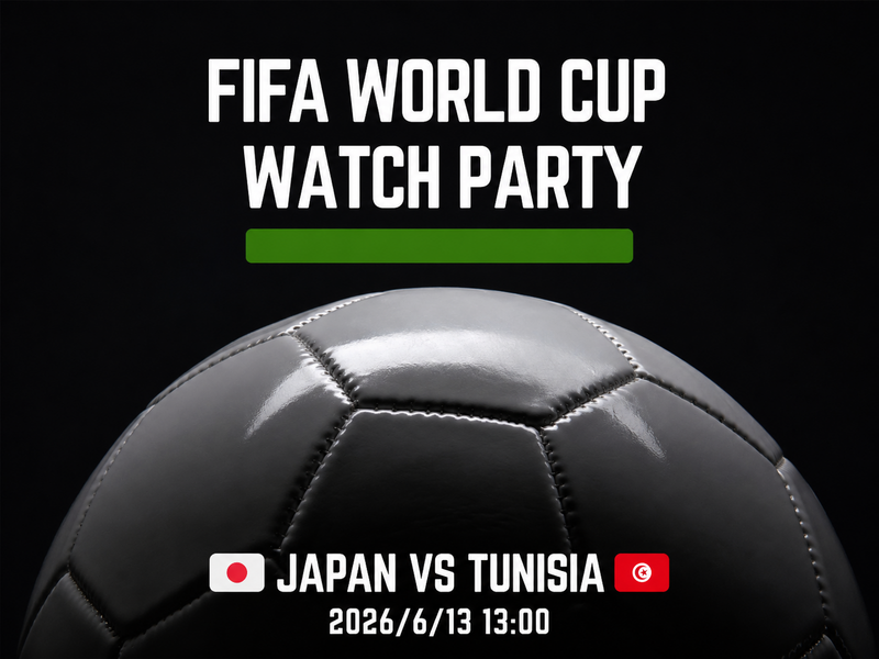 6/21 W杯⚽️🇯🇵一緒に観ませんか？？😆