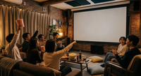 【ひとり参加歓迎❗️】【六本木映画会🎬】レンタルルームで映画会をしよう〜！