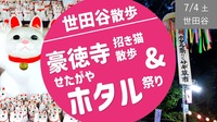 [世田谷②] 豪徳寺 招き猫・紫陽花散歩＆ホタル祭り