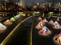【20・30限定】皇居外苑　和傘ライトアップと夜景散歩🌃打ち水体験もあり💦🥄
