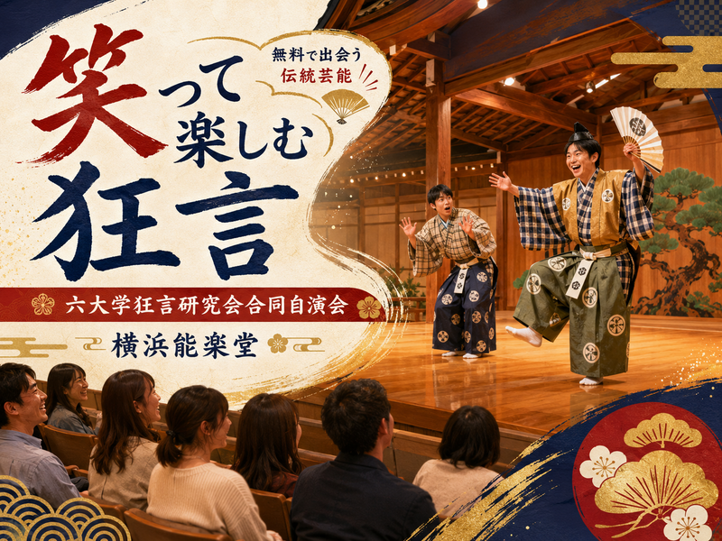 《はじめての狂言鑑賞》旧前田家の能舞台で狂言をみてみよう😄