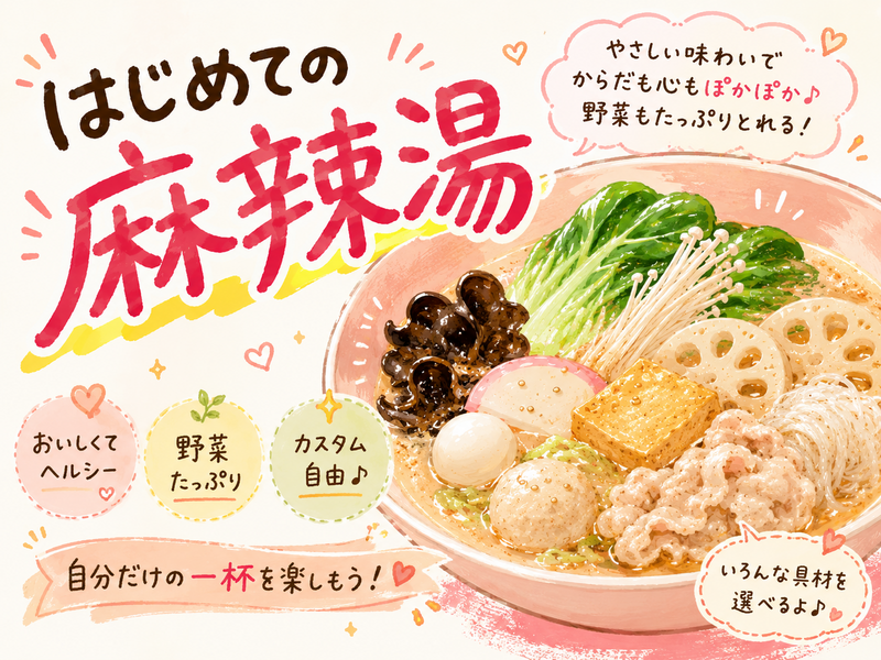 【U32 女子限定🍜】はじめての麻辣湯🌶️in高田馬場✨