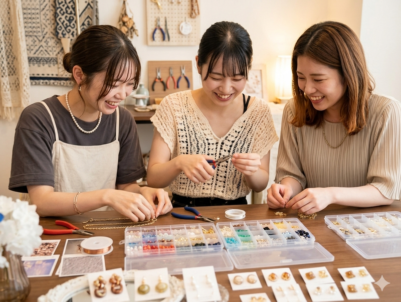初心者不器用さん歓迎🔰アクセサリー作りをみんなでやりませんか？