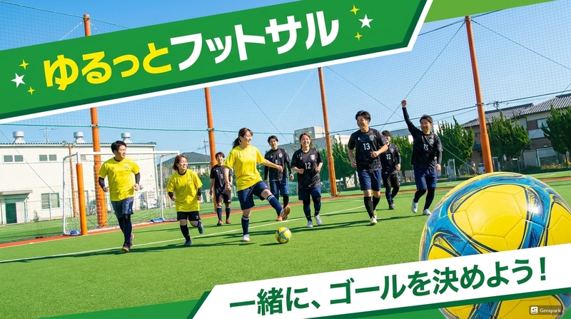【7/25(土)新宿】おひとり様大歓迎⚽ 土曜の午後にゆる～くボールを蹴る社会人エンジョイフットサル交流会✨