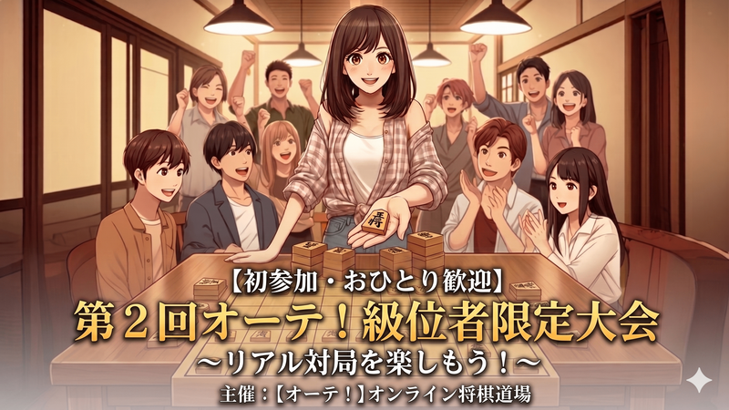 【初参加・おひとり歓迎】第２回オーテ！級位者限定大会 ～リアル対局を楽しもう！～