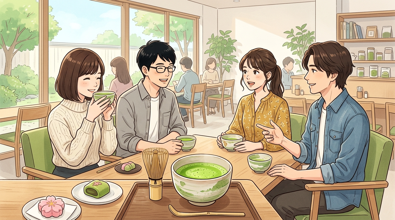 【平日夕活】お抹茶を楽しむ和のひととき交流会｜不動前・目黒｜Weekday Hangout