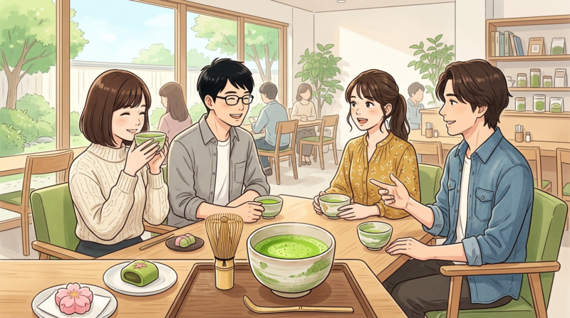 【平日夕活】お抹茶を楽しむ和のひととき交流会｜不動前・目黒｜Weekday Hangout