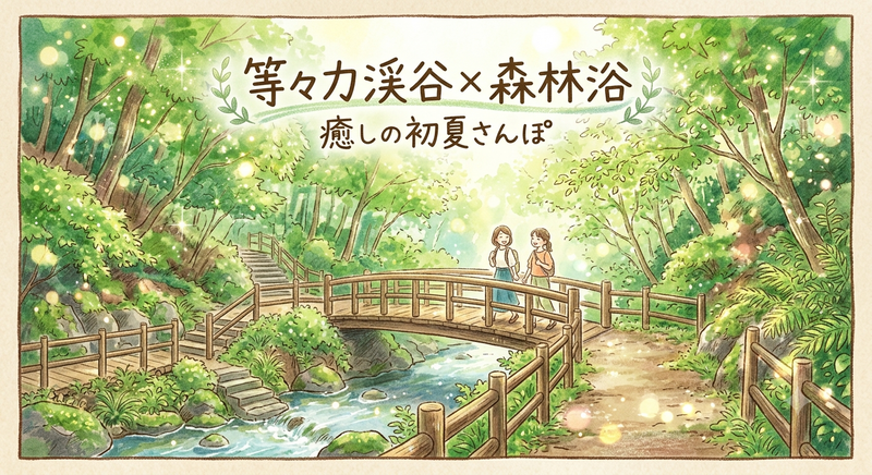 【人気エリア】等々力渓谷で森林浴&癒しの初夏さんぽ☀️