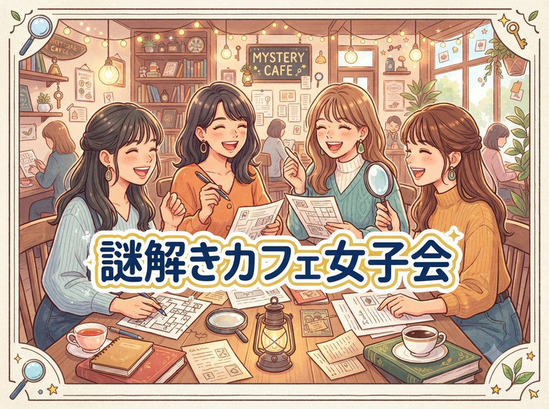 【🧩平成生まれ × 女性限定】謎解きカフェ女子会☕💖＠新宿