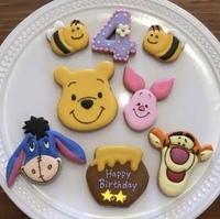 🎨🐻 プーさんのアイシングクッキー作り 🍯✨