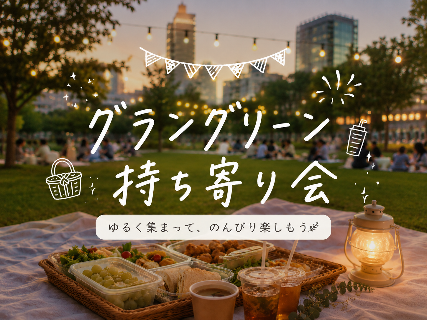 1人参加OK！グラングリーン持ち寄り会 🌿