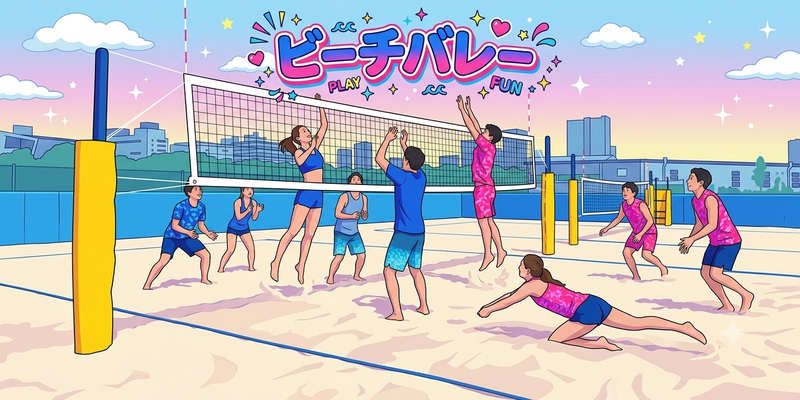 【初心者＆20代中心】有明ビーチで体験ビーチバレー🏖️🏐みんなでワイワイ夏の休日を満喫しよう☀️