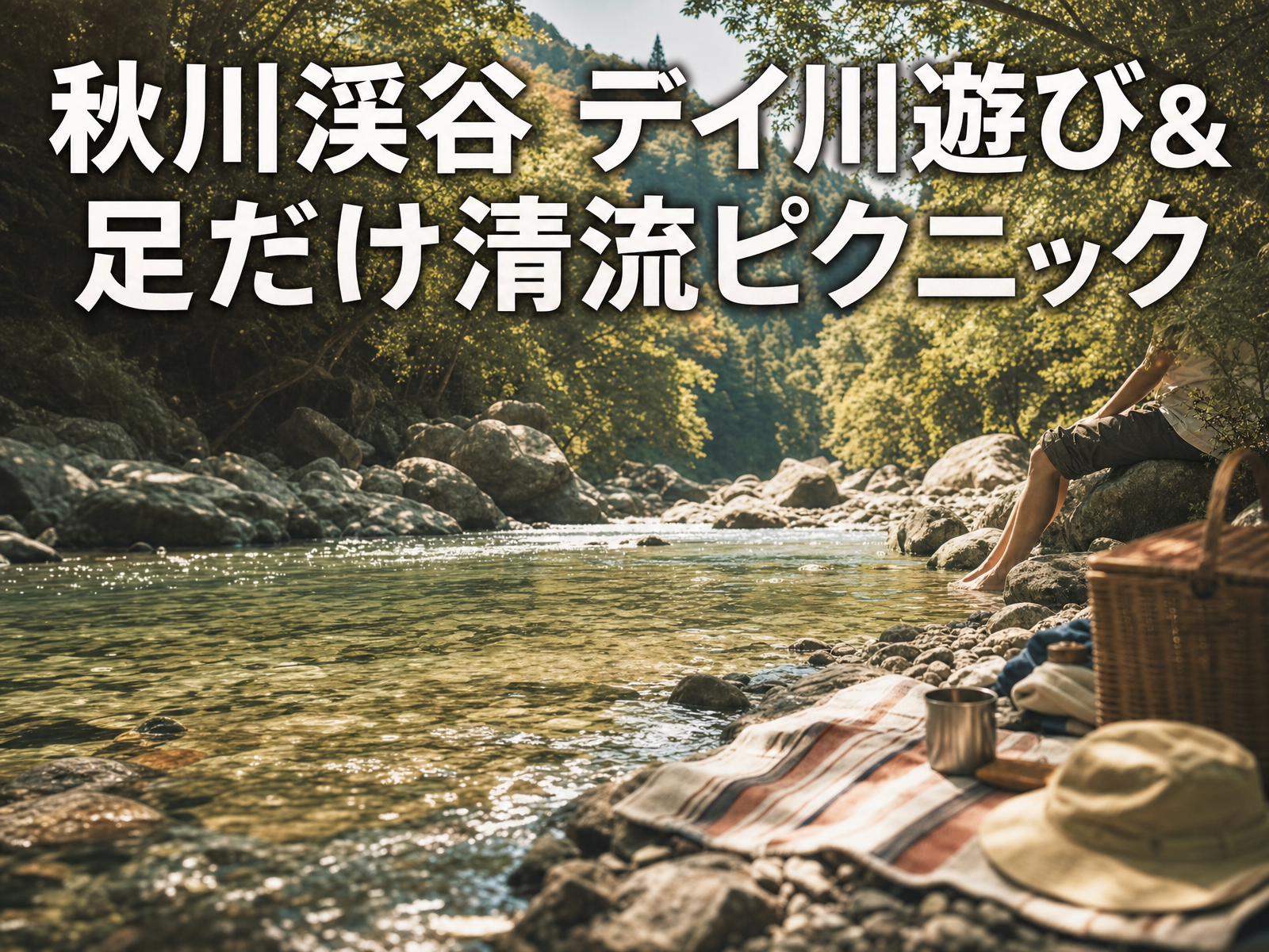 秋川渓谷 デイ川遊び&足だけ清流ピクニック