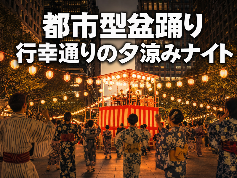 都市型盆踊り 行幸通りの夕涼みナイト