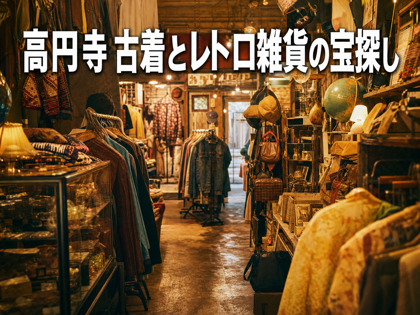 高円寺 古着とレトロ雑貨の宝探し