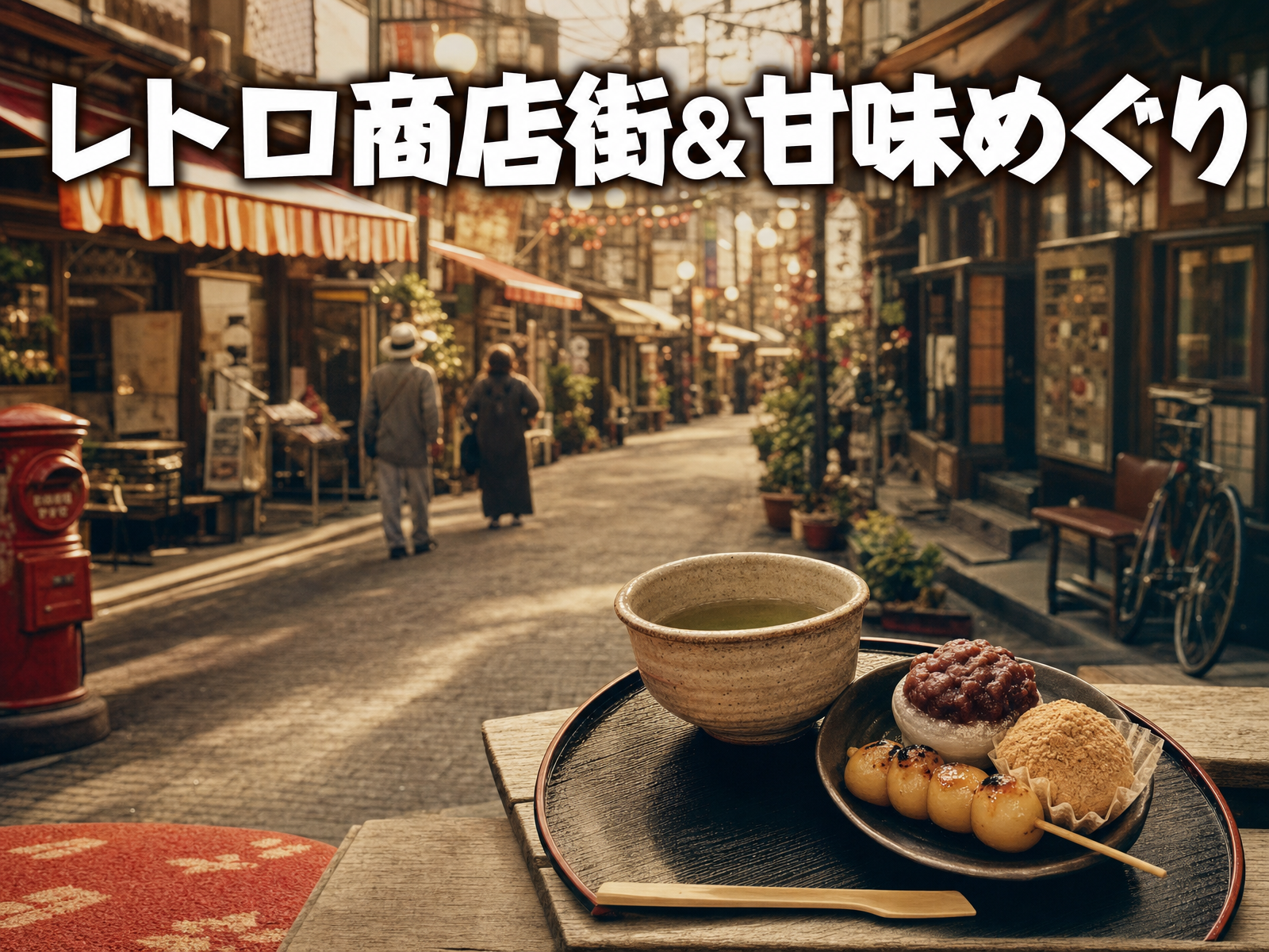 レトロ商店街&甘味めぐり