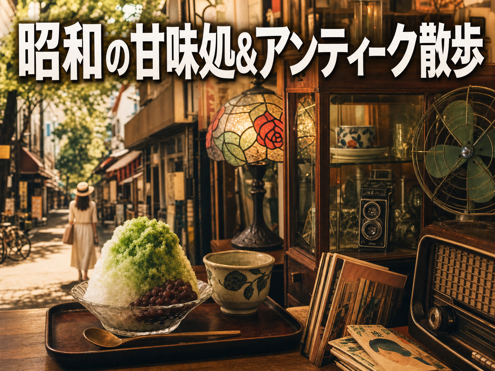 昭和の甘味処&アンティーク散歩