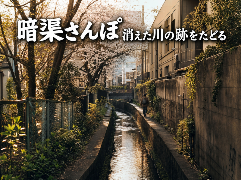 暗渠さんぽ 消えた川の跡をたどる