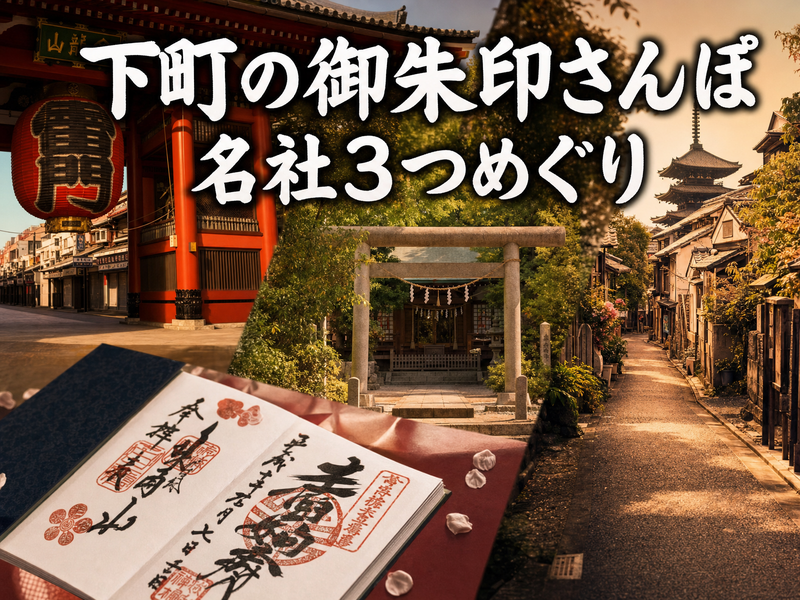 下町の御朱印さんぽ 名社3つめぐり
