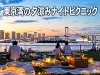 東京湾の夕涼みナイトピクニック