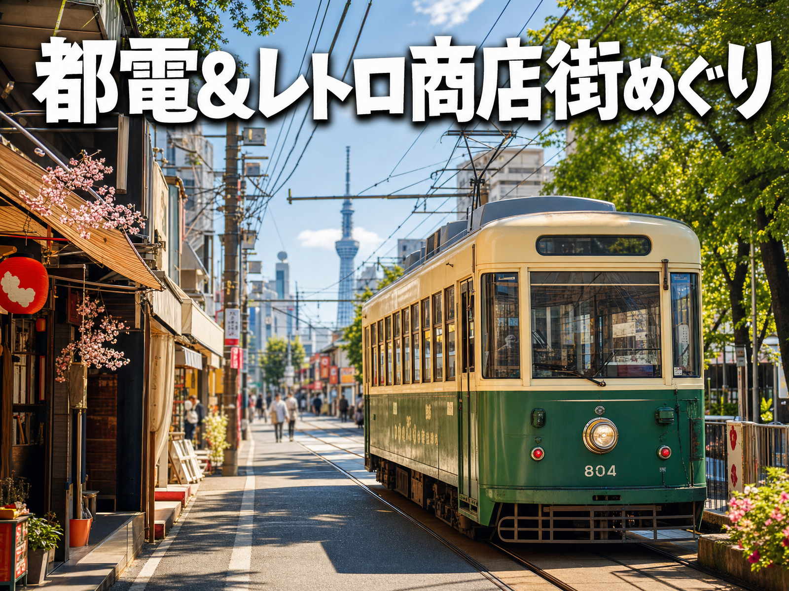 都電&レトロ商店街めぐり