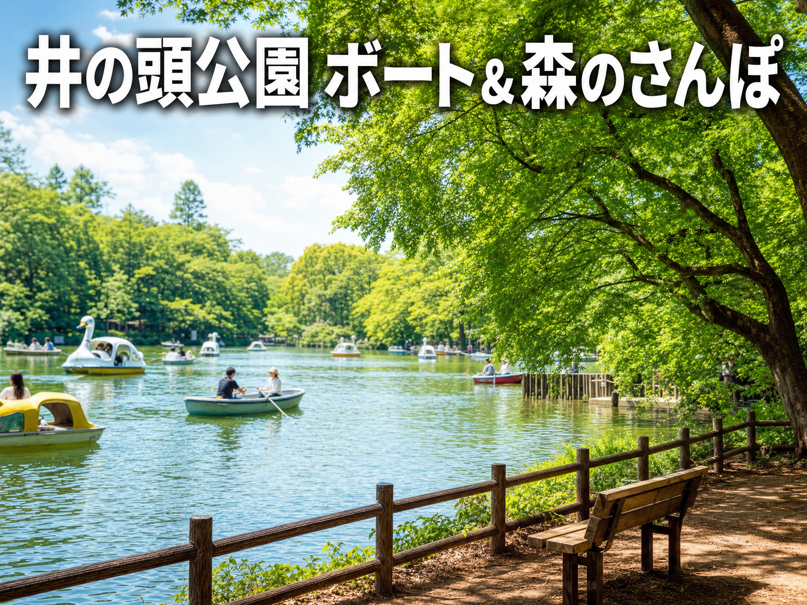 井の頭公園 ボート&森のさんぽ