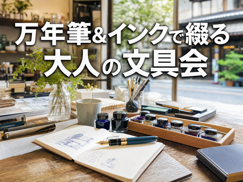 万年筆&インクで綴る 大人の文具会