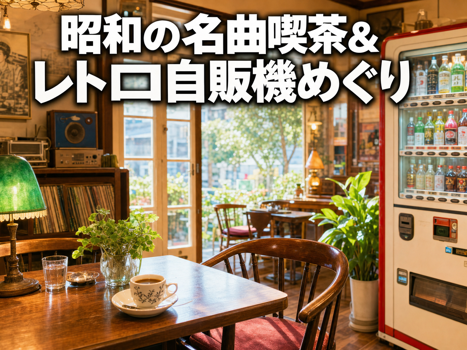 昭和の名曲喫茶&レトロ自販機めぐり