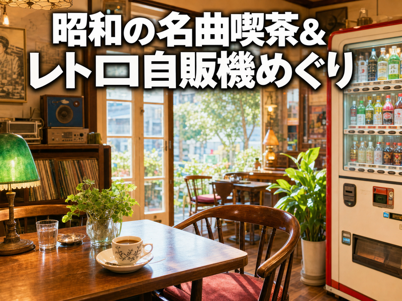 昭和の名曲喫茶&レトロ自販機めぐり