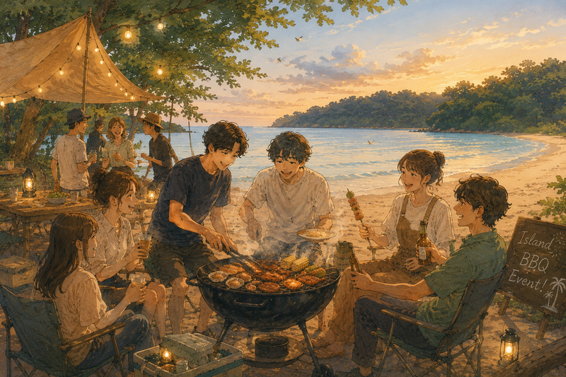男女共催🔰【 7/26(日) 開催 】夏本番！🏝️猿島大冒険＆BBQ🍖『 無人島 』で大自然を満喫ませんか🌄？