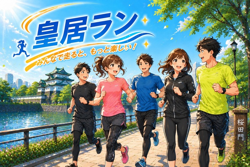 〈平日夜開催〉皇居ランニング会♪