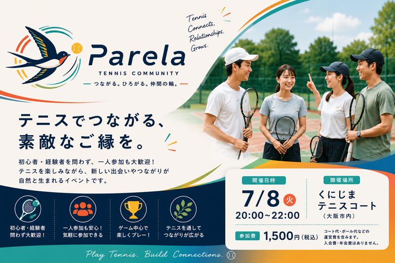 ゆるテニ✨初級者歓迎🎾練習とゆる試合
